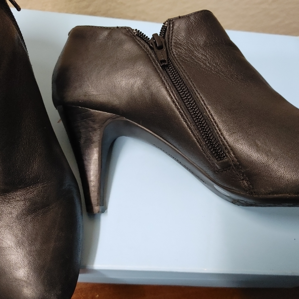 Antonio Melani Leather Booties